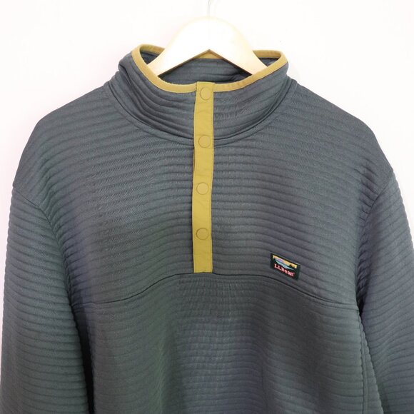 L.L. Bean Airlight Knit Snap Pullover Rangeley Blue Men's Size XXL - Picture 2 of 7